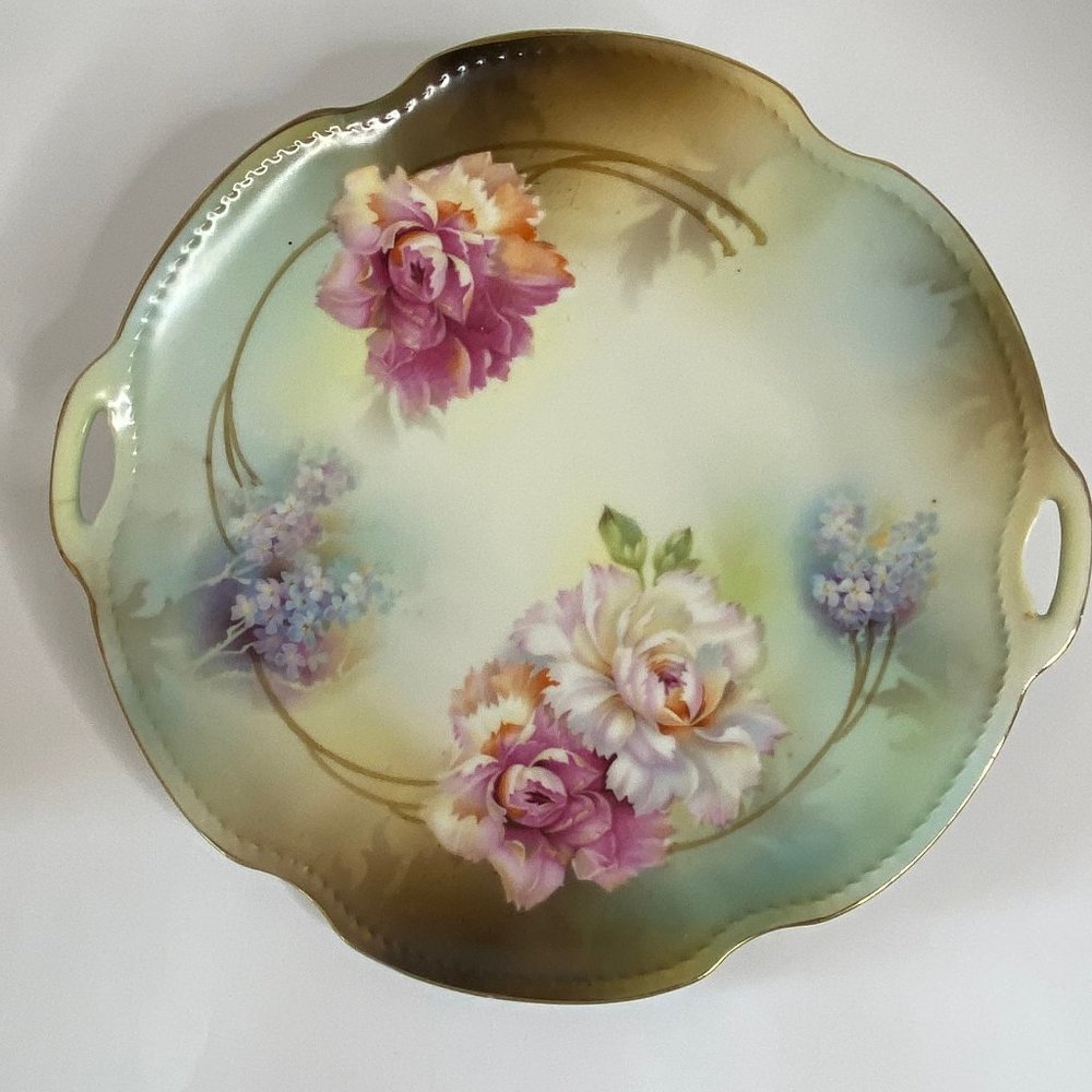 Antique Limoges Cake Plate